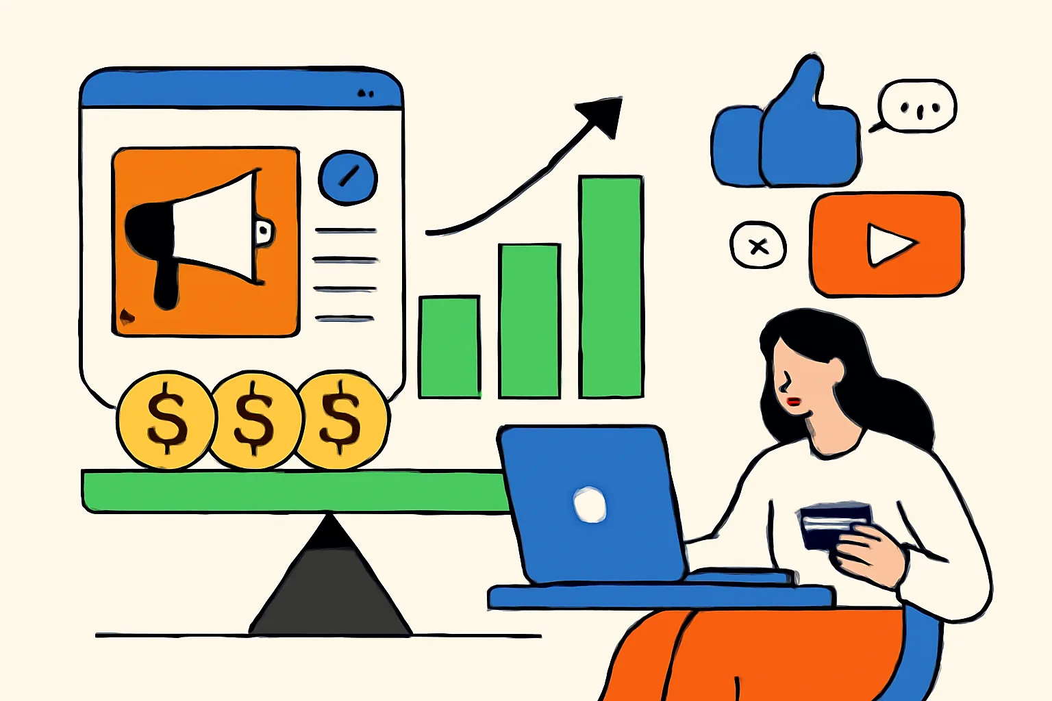 What does Adgora cost at scale for advertisers?